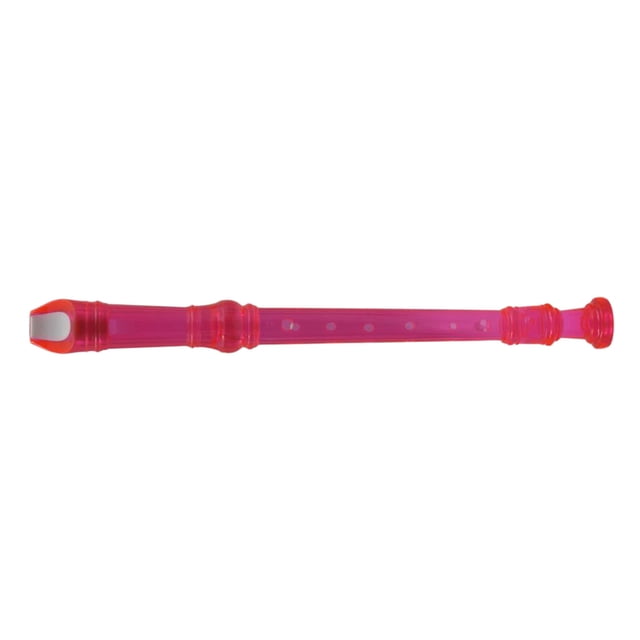 Tachiuwa 8 Holes Soprano Descant Recorder Flute+Cleaning Rod Woodwind Instrument Red 3