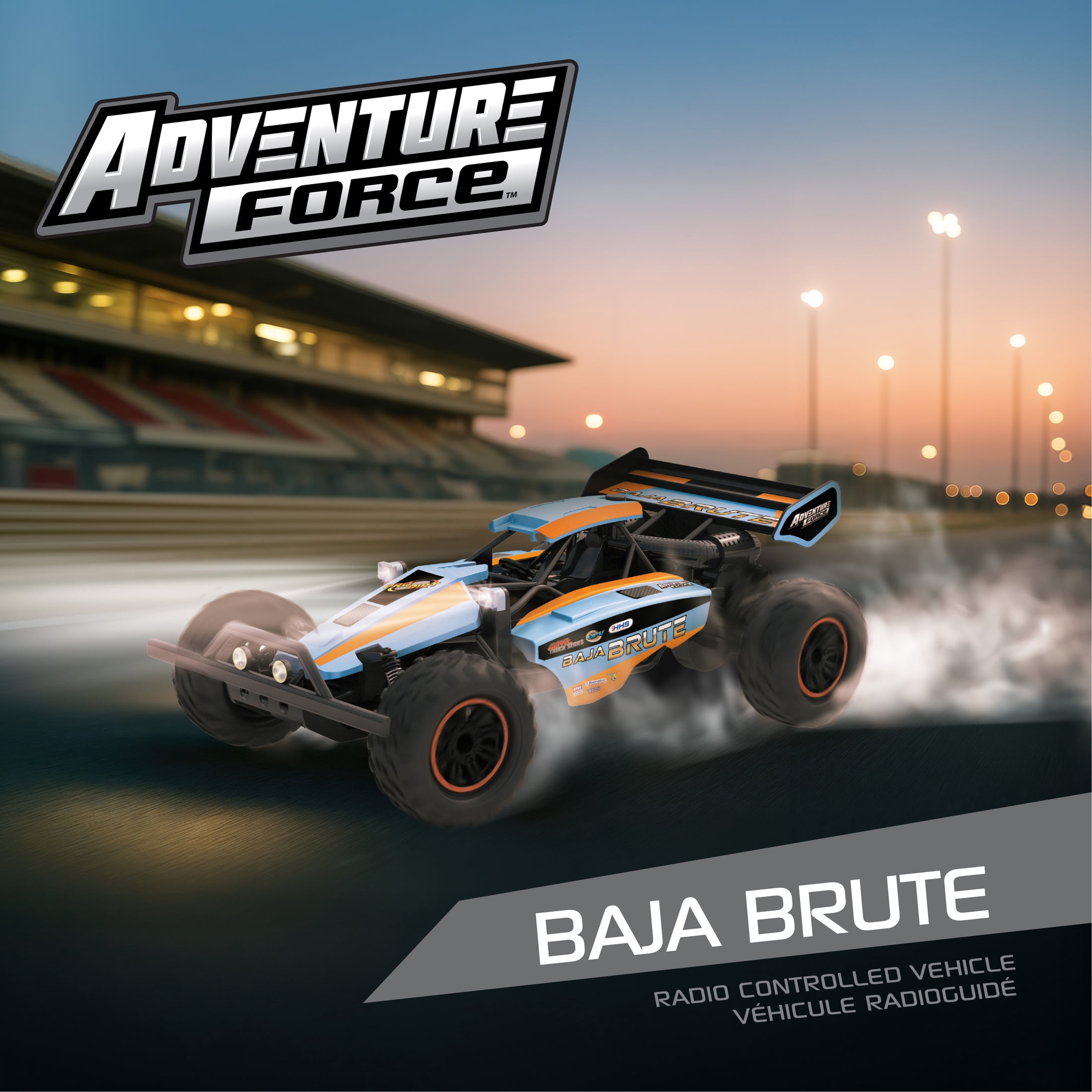 Buggy télécommandé bleu glacier Adventure Force (1:8) Baja Brute