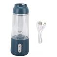 thumbnail image 2 of Electric Juicer Cup, One Click Operation Easy To  Portable Blender  For Office For Home For Travel Dark Green, 2 of 8