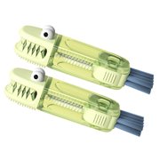 Jubipavy Bottle Brush Small Cup Lid Brush Cup Mouth Cleaning Tool Three In One Insulated Water Cup Brush Cleaning Milk Bottle Straw Brush 2pc