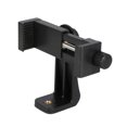 thumbnail image 1 of Universal Smartphone Tripod Adapter Cell Phone Holder Mount Adapter, Fits iPhone, Samsung, and all Phones, Rotates Vertical and Horizontal, Adjustable Clamp, 1 of 5