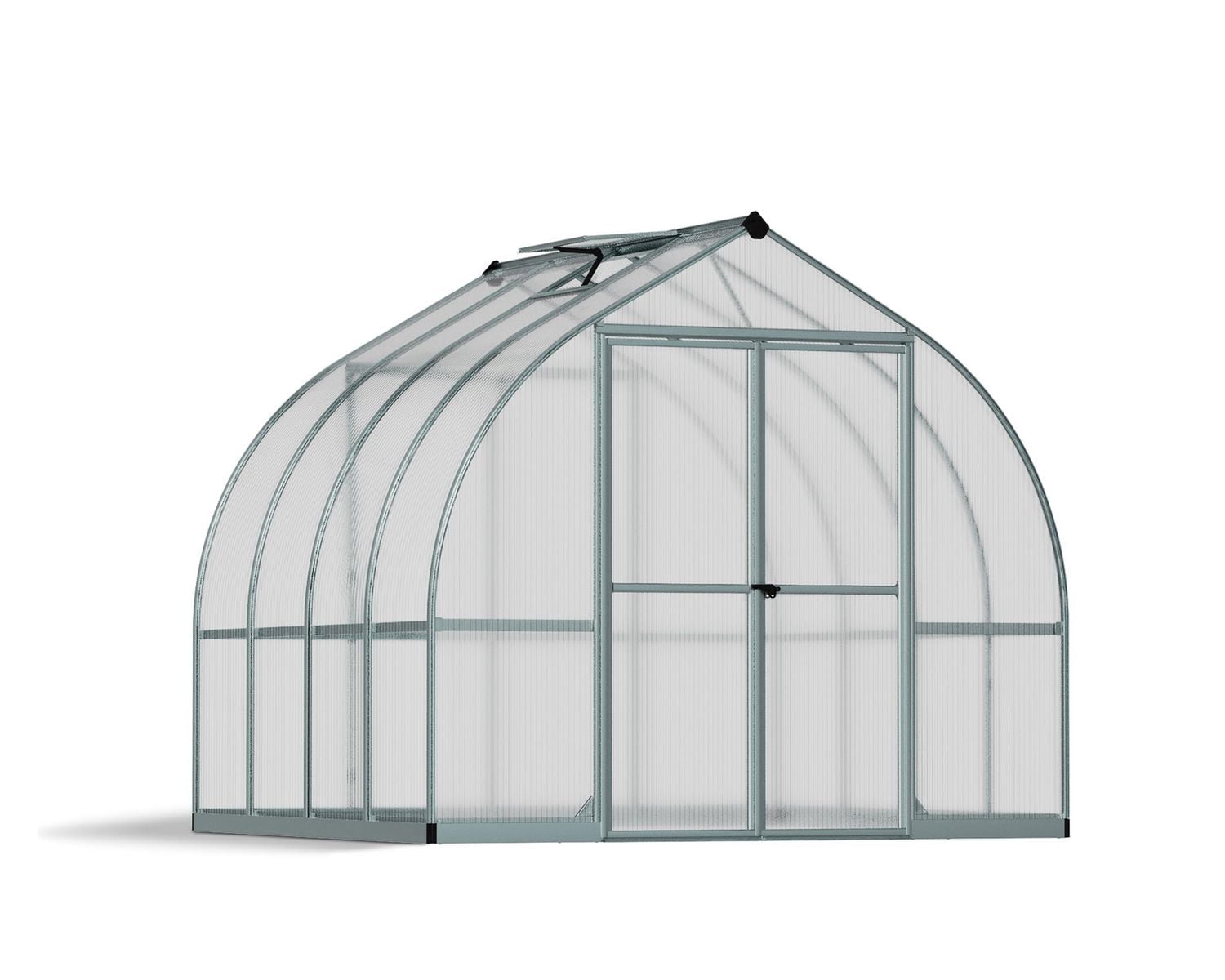 Canopia by Palram Bella 8 ft. x 8 ft. Greenhouse Kit - Silver