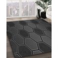 thumbnail image 3 of Ahgly Company Machine Washable Indoor Square Transitional Carbon Gray Area Rugs, 5' Square, 3 of 7