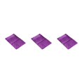 thumbnail image 2 of mmirethe Polyester Soft Chenille Rug - Prompt And Strong Absorption No Shedding Soft Texture Absorbent Vibrant Purple 40cm*60cm 3Set, 2 of 6