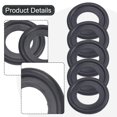 thumbnail image 3 of MYG 10Pcs Black Rubber Sealing Oil Drain Plug Gasket Washer Replacement 12616850, 3 of 10