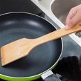 thumbnail image 1 of Oleegame 1PC Kitchen Utensils Set Non Lacquerless Wood Shovel Non Stick Pot Must Take Spatula Cooking Shovel BBQ Cleaning Tools Wooden Wood Shovel BBQ Wooden Shovel Yellow, 1 of 5