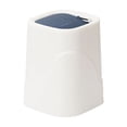 thumbnail image 2 of COM1950s Desktop Trash Can with Lid,Small Office Waste Bin for Desk and Bedroom,Portable Compact Size 7.1X4.9X4.9 Inches,Durable Plastic Easy Open Design, 2 of 9