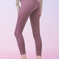 thumbnail image 3 of Birdeem Womens Color-Blocking Cross Waist Lifting Hip Exercise Fitness Tight Yoga Pants, 3 of 4