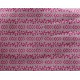 thumbnail image 4 of oneOone Georgette Viscose Fabric Diamond & Leaves Block Printed Craft Fabric BTY 42 Inch Wide, 4 of 4