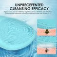 thumbnail image 3 of Sonic Silicone Electric Facial Cleansing Brush with 3 Function Modes, Waterproof for All Skin Types, Gentle Exfoliating,Massaging, 3 of 9