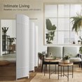 thumbnail image 3 of Sorbus 6 Panel Room Divider Tall Privacy Partition Screen Extra Wide Double Hinged Mesh Hand-Woven Folding Wall Divider - 6ft, 3 of 7
