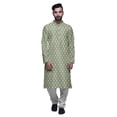 thumbnail image 1 of Atasi Kurta Imprimé de Designer pour Garçons Ensemble Kurta Pyjama Décontracté Vêtements d'Été, 1 of 5