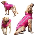 thumbnail image 3 of JHIJHOO Dog Coat Dog Jacket For Small Medium Large Dogs, Dog Winter Coat Dog Clothes Outdoor Sports Waterproof Dog Outfits Vest With Harness Hole Reflective Stripes, 3 of 6
