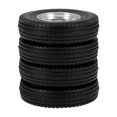 thumbnail image 2 of Amdohai 2pcs Trailer Rear Wheels with 10 Spokes Aluminum Alloy Hubs for 1/14 Tamiya Tractor, 2 of 7
