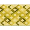 thumbnail image 1 of Ahgly Company Machine Washable Indoor Rectangle Transitional Bold Yellow Area Rugs, 7' x 10', 1 of 7