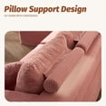 thumbnail image 4 of BIGSYY Siège Simple Confortable, Assise Confortable, Aucun Assemblage Requis, Rose, 4 of 5