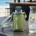 thumbnail image 1 of EGNMCR Kitchen Gadgets, Kitchen Accessories Summer Covered Plastic Water Cup Sports Direct Drinking Cup Exquisite Water Cup Low Temperature Storage Fast Heat Dissipation Plastics Sports Water Bottle, 1 of 6