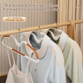 thumbnail image 4 of TIMIFIS Coat Hangers Short Neck Hanger Non-Slip Thickened Clothes Hanger Household Storage Rack Plastic Hanger Creates The Hanger Space Wardrobe Universal Hanger Closet Organizer, 4 of 6