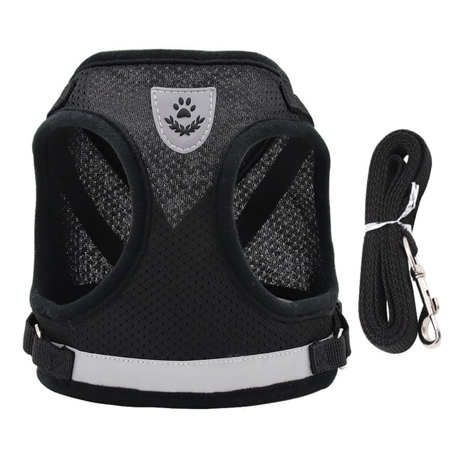 ERK 1Pcs Cat Harness And Leash For Walking Adjustable Vest With Reflective Strap For Puppy