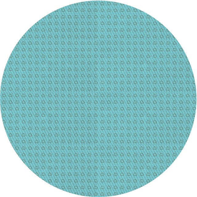 Ahgly Company Machine Washable Indoor Square Transitional Light Sea Green Area Rugs, 3' Square