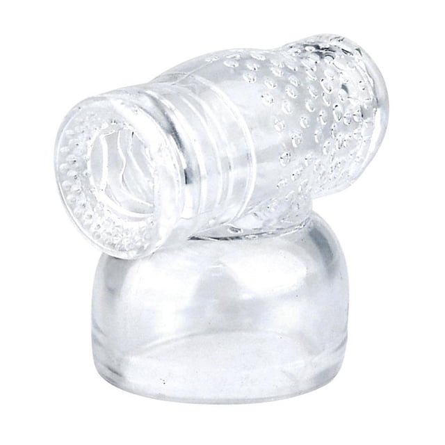 liraijei Clear TPE Male Humming Bird Attachment for Hitachi Magic Wand Massager. Made of transparent silicone, this durable and eco-friendly accessory measures approximately 5 x 5.5 cm. Features a textured surface for enhanced functionality. Package includes one massager attachment; massager not included.