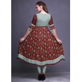 thumbnail image 4 of Bimba Kurtis Indiennes pour Femmes Imprimées, Kurti Anarkali Ligne A, Robe Décontractée, 4 of 5
