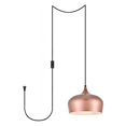 thumbnail image 1 of Living District LDPG2003HG Nora 1 Light Plug-In Pendant, Honey Gold, 1 of 4