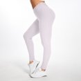 thumbnail image 4 of jsaierl Womens High Waisted Workout Yoga Pants Seamless Butt Lifting Leggings Compression Tummy Control Stretchy Jogger Tights, 4 of 4