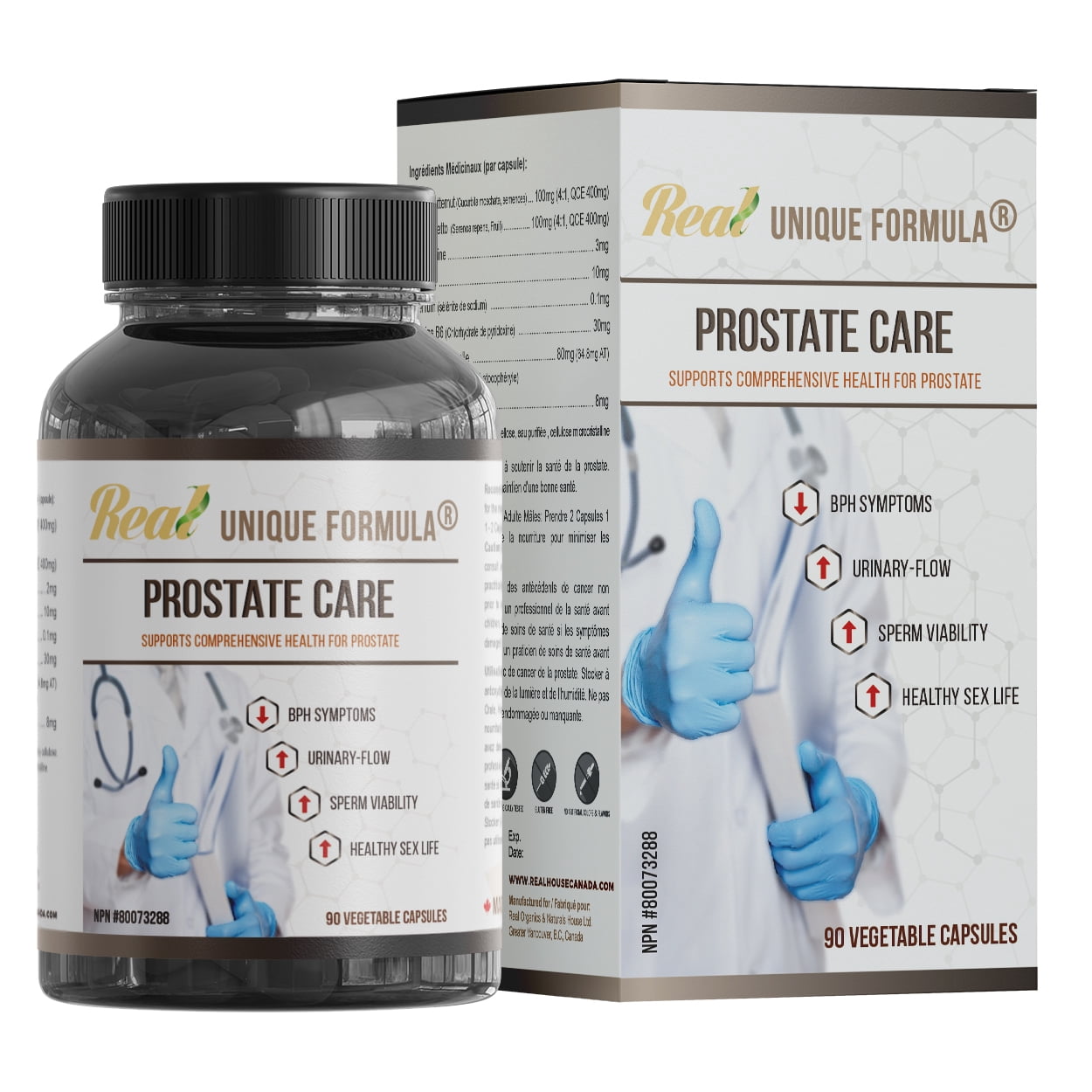 Unique Formula Prostate support for Men – Saw Palmetto, Pumpkin Seed, Zinc & Selenium – Promotes Urinary Flow, Reduces Nighttime Bathroom Trips & Supports Bladder Health | 90 Capsules