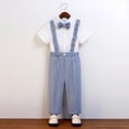 thumbnail image 2 of Timegard Boys Clothes Toddler Suit Overalls Removerable Strap Casual Children Comfy Pants Solid Color, 2 of 5
