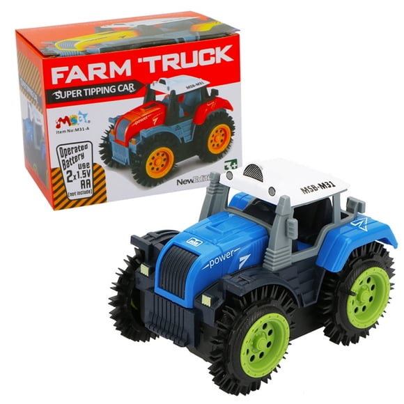 Dvkptbk Toy Cars for Boys and Girls, Flip Car Toys Double Sided 360° Rolling Rotating Stunt Car, Birthday Gifts for Kids 3 4 5 6 7 8-12 Year Old Boy Toys, Blue