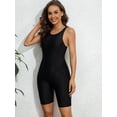 thumbnail image 4 of Charmo Womens Boyleg Unitard Swimsuits Racerback Athletic One Piece Bathing Suits, 4 of 7