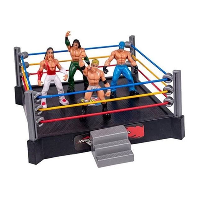 JUNWELL Wrestler Ring Action Figure Set 14” 12 Pieces