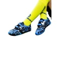 thumbnail image 3 of Innerwin Chaussures de Soccer pour Enfants à Bout Rond Crampons de Soccer Confort Légers Espadrilles Basses Terrain Ferme Bleu (Crampons TF) 3Y, 3 of 5