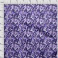 thumbnail image 4 of oneOone Cotton Jersey Violet Fabric Abstract Sewing Craft Projects Fabric Prints By Yard 58 Inch Wide, 4 of 4