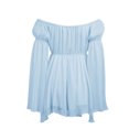 thumbnail image 4 of EQWLJWE Robe à Manches Bouffantes pour Femmes 2023 Épaules Dénudées à Lacets Rétro Ceinture Retour à la Maison Fête d'Anniversaire Princesse Mignonne Aguichant Vintage, 4 of 5