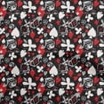 thumbnail image 1 of oneOone Rayon Maroon Fabric Poker Card Craft Projects Decor Fabric Printed By The Yard 56 Inch Wide, 1 of 4