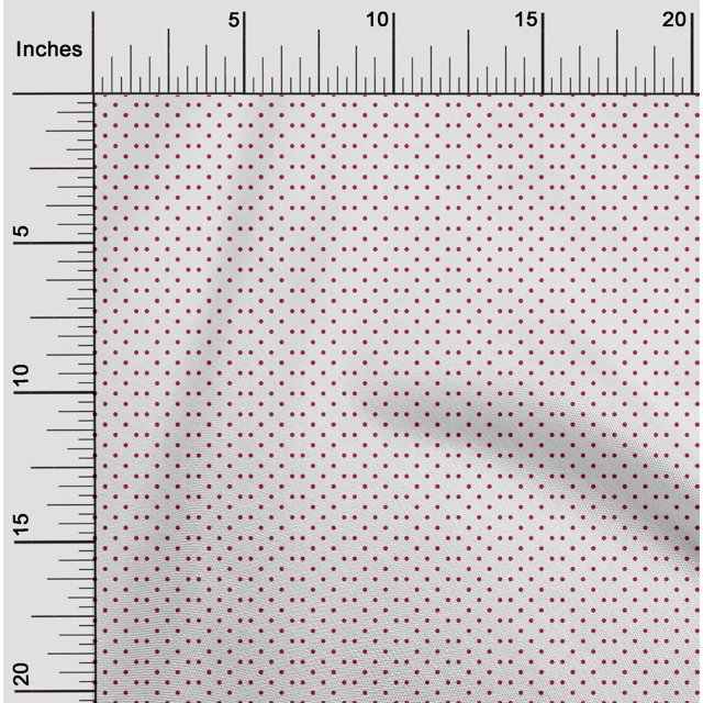 oneOone Cotton Silk Fabric Polka Dots Decor Fabric Printed BTY 42 Inch Wide