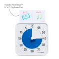 thumbnail image 2 of Time Timer Original 8" Visual Countdown Timer  Medium 60-Minute Silent Classroom Visual Timer for SEL, Emotional Regulation, Focus, Calm Transitions, ADHD, Autism , 2 of 6