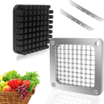thumbnail image 1 of JP 3/8'' Replacement Chopper Blade & Pusher - For Vegetable, Fruit & French Fry Cutting Machines, Silver, 1 of 7