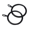 thumbnail image 3 of Metal Curtain Rings Hanging Hooks for Curtains Rods Pole Voile Heavy duty Rings, 3 of 10