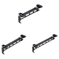 thumbnail image 4 of Lot de 2 Tringles de Garde-Robe Robustes, Support de Cintres pour Garde-Robe, Rail de Garde-Robe à Montage Supérieur, Tringle de Tube de Rail d'Organisateur Ajustable Taille : 30CM 355mm, 4 of 9