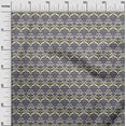 thumbnail image 2 of oneOone Polyester Lycra Fabric Swirl & Paisley Ikat Printed Craft Fabric BTY 56 Inch Wide, 2 of 4