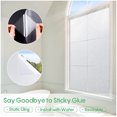 thumbnail image 2 of QualitChoice Frosted Window Film Home Office Hotel Hardware Fittings Self-adhesive Privacy Sticker Glass Films Protective Accessory White 30*200cm, 2 of 6
