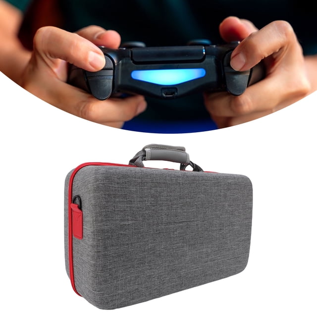 Étui Rigide de Transport pour Console de Jeu, Sac de Rangement de Voyage Portable, Contient la Base Verticale de Manette de Console, Câbles d'Écouteurs, Accessoires