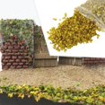 thumbnail image 4 of facefd 33 ml Feuille Miniature Modèle Statique de Chemin de Fer Table de Sable Diorama pour Ornements Jaune, 4 of 5
