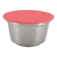 thumbnail image 1 of Reusable Coffee  Stainless Steel Reusable Capsules With 1 Spoon And 1 Brush For  Coffee Machine, 1 of 8