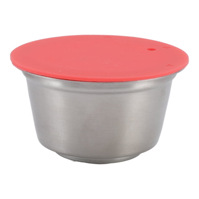 Reusable Coffee Stainless Steel Reusable Capsules With 1 Spoon And 1 Brush For Coffee Machine