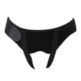 thumbnail image 3 of Adjustable Inguinal Hernia Support Belt with Removable Compression Pads, Nylon Fabric, Fine Sewing, Black, for Single or Double Hernia, for Long Term Wear, 3 of 8