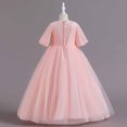 thumbnail image 4 of Robe Princesse pour Filles Enfants Bébés Filles Enfants d'Âge Moyen Robe en Gaze Brodée Robe Princesse, 4 of 9